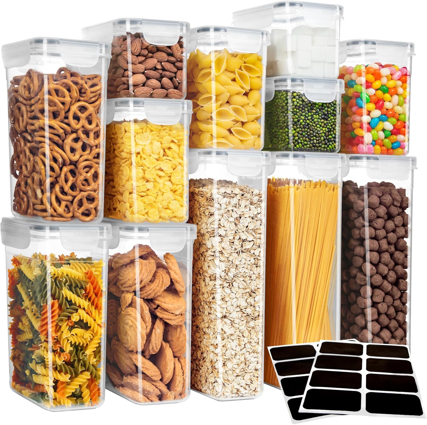 Food Storage Organization - 12 Pack Airtight Food Storage Container