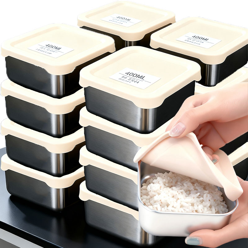 Food Storage Vault - 400ml 304 Stainless Steel Lunch Box