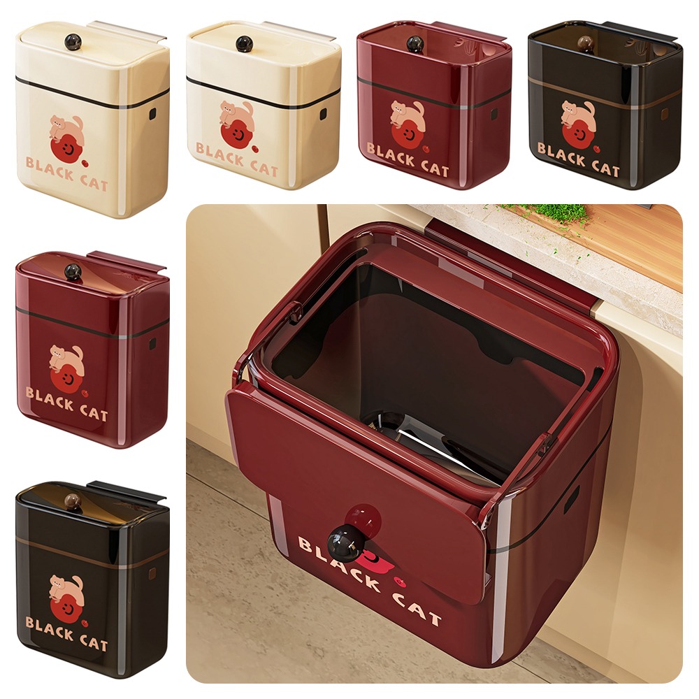 Food Storage Youtube - Large Capacity Kitchen Garbage Can Ergonomic