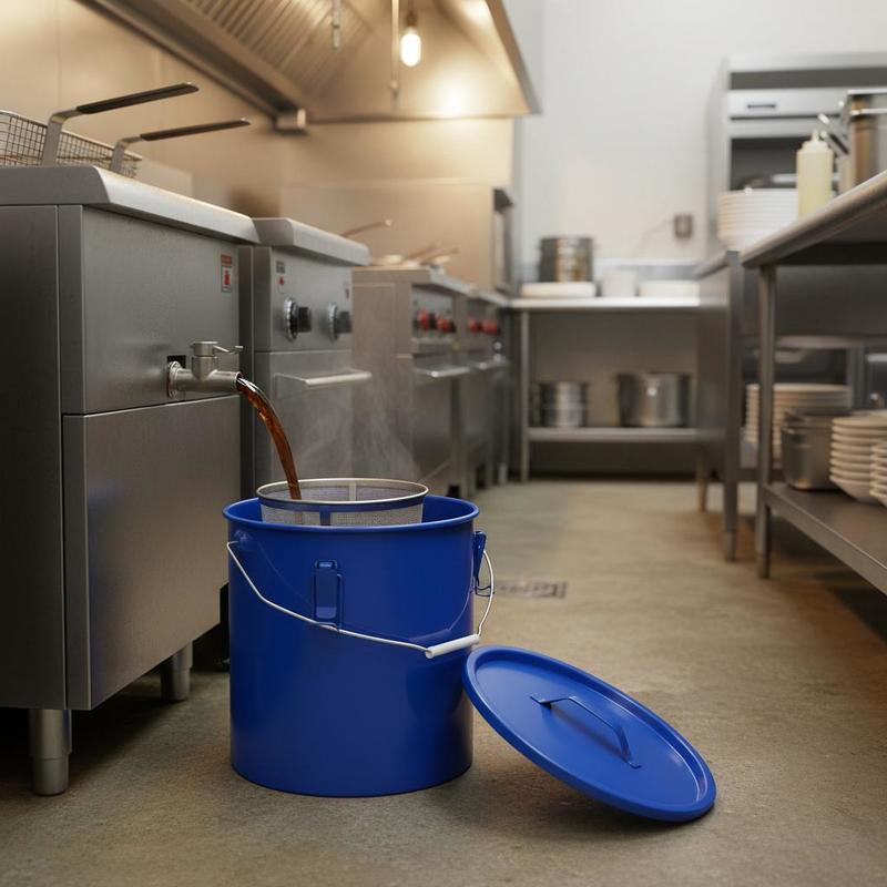 Lock And Lock Food Storage - Carbon Steel Oil Storage Pail 6