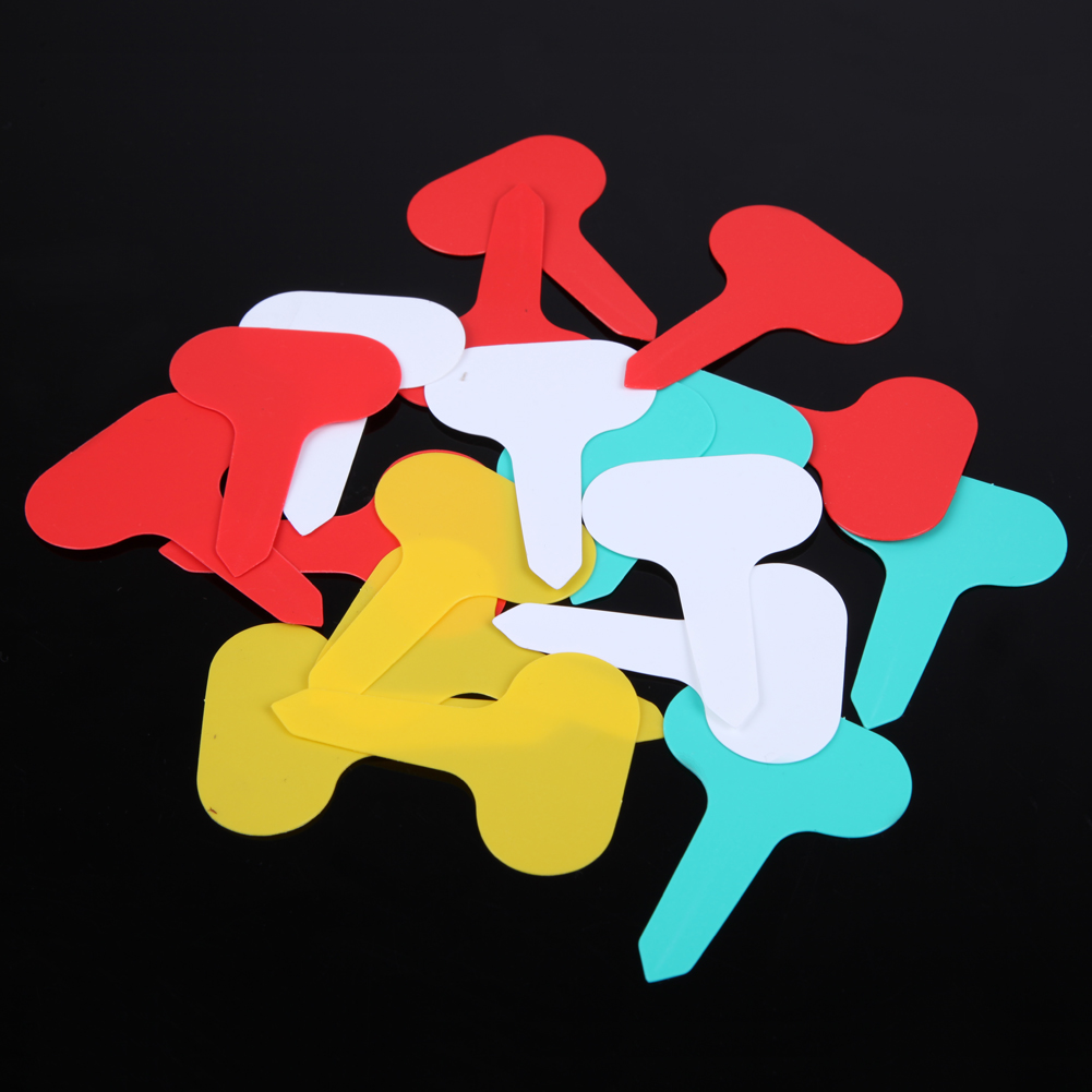 Food Storage Plants - 100 Pcs T-Shape Plastic Plant Tags