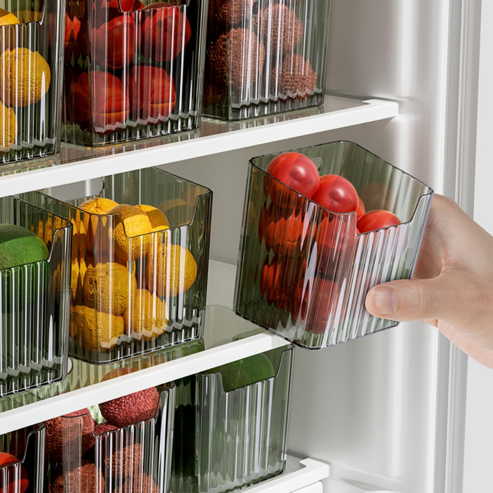 Food Storage For Refrigerator - Refrigerator Side Door Organizer, Portable Transparent