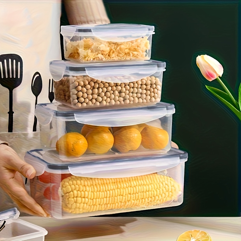 Food Storage Freezer - 8-PC BPA-Free Airtight Food Containers with