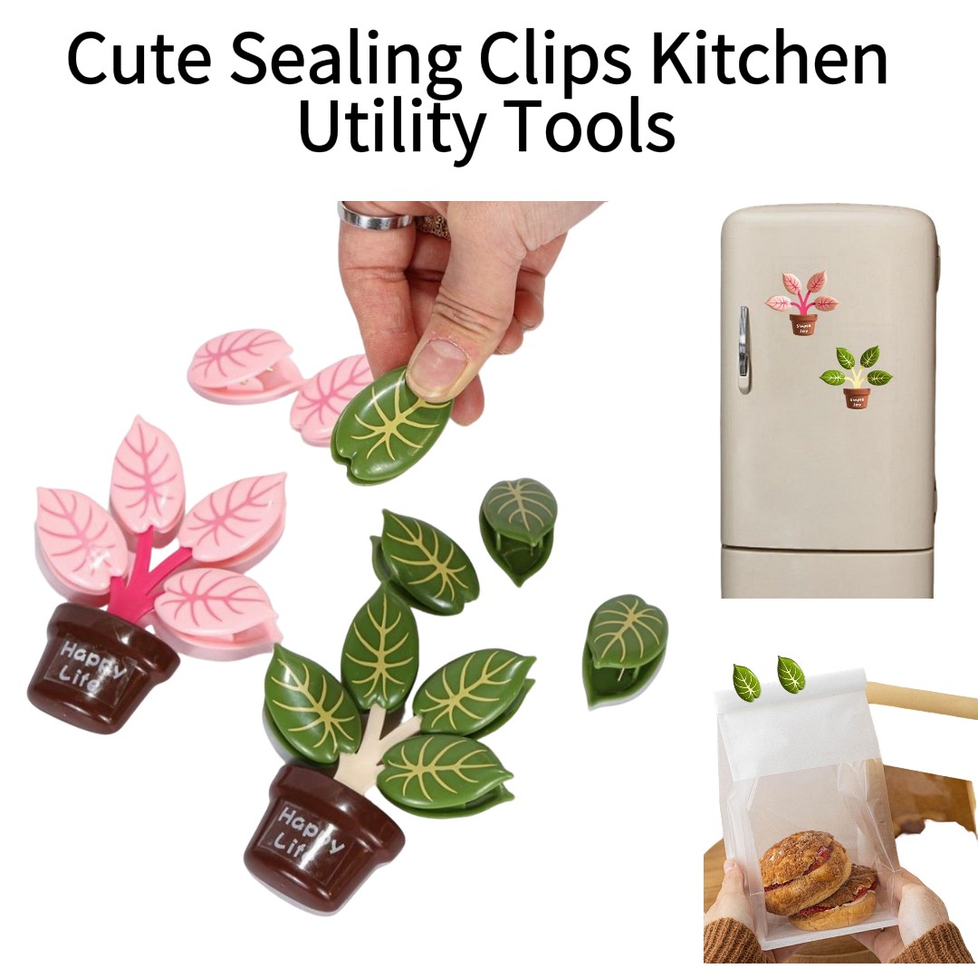 Food Storage Plants - Cute Sealing Clips Kitchen Utility Tools