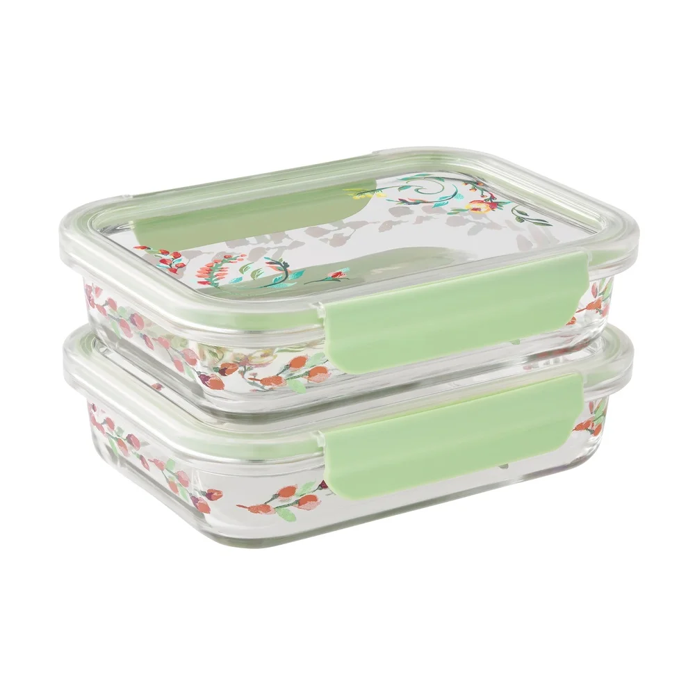 Food Storage Freezer Containers - Airtight Glass Food Storage Containers Set