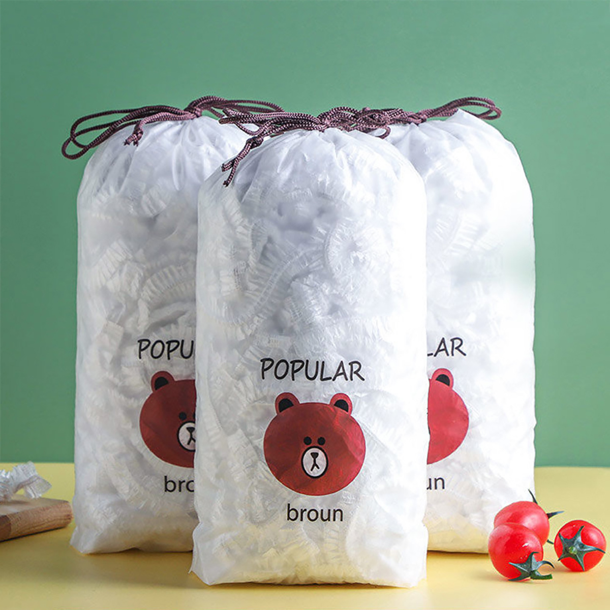 Food Storage With Colander - 300PCS Disposable Food Keeping Film Kitchen
