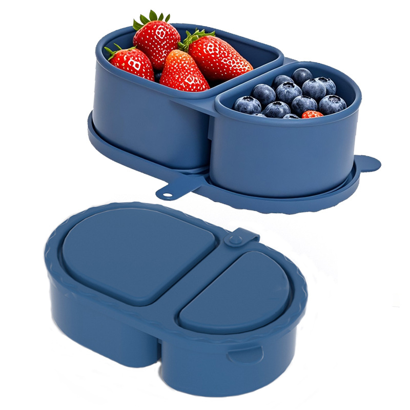 Food Storage Vault - Silicone lunch box microwave heating food