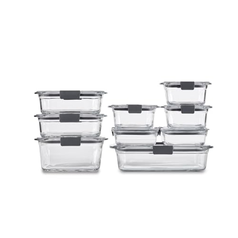 Food Storage For Refrigerator - Brilliance Glass Food Storage Containers Assorted