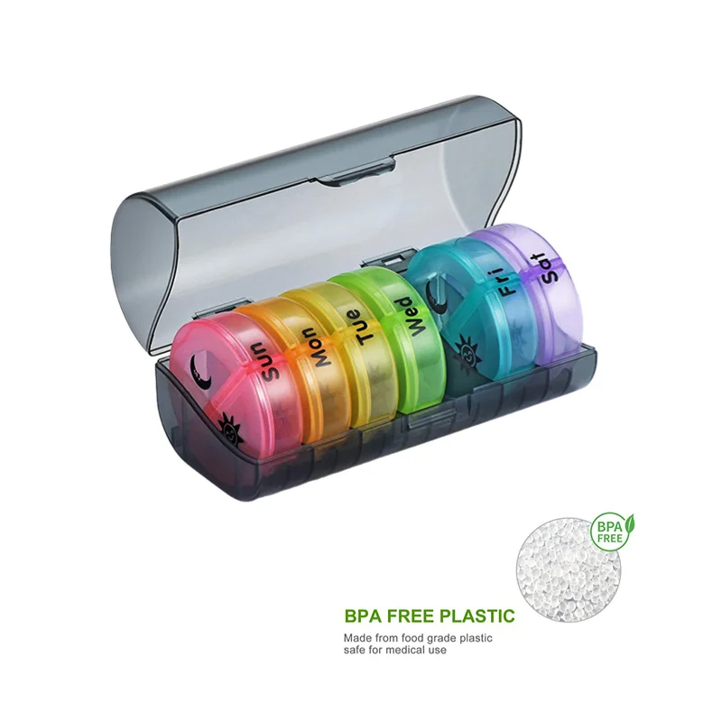 Portion Control Container - Weekly 7 Days Medicine Medical Pill