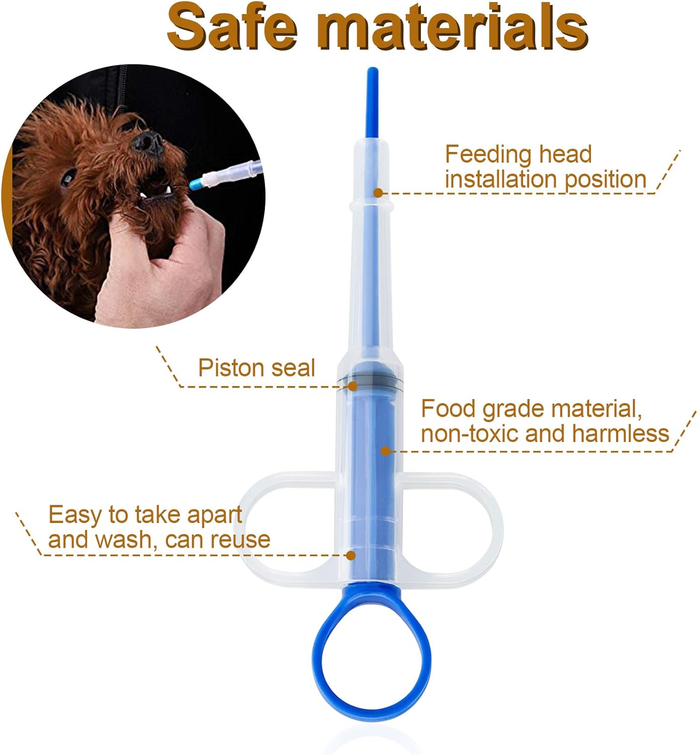 Pet Medicine Feeder, Silicone  - Storage Tips For Food 리뷰 및 가격