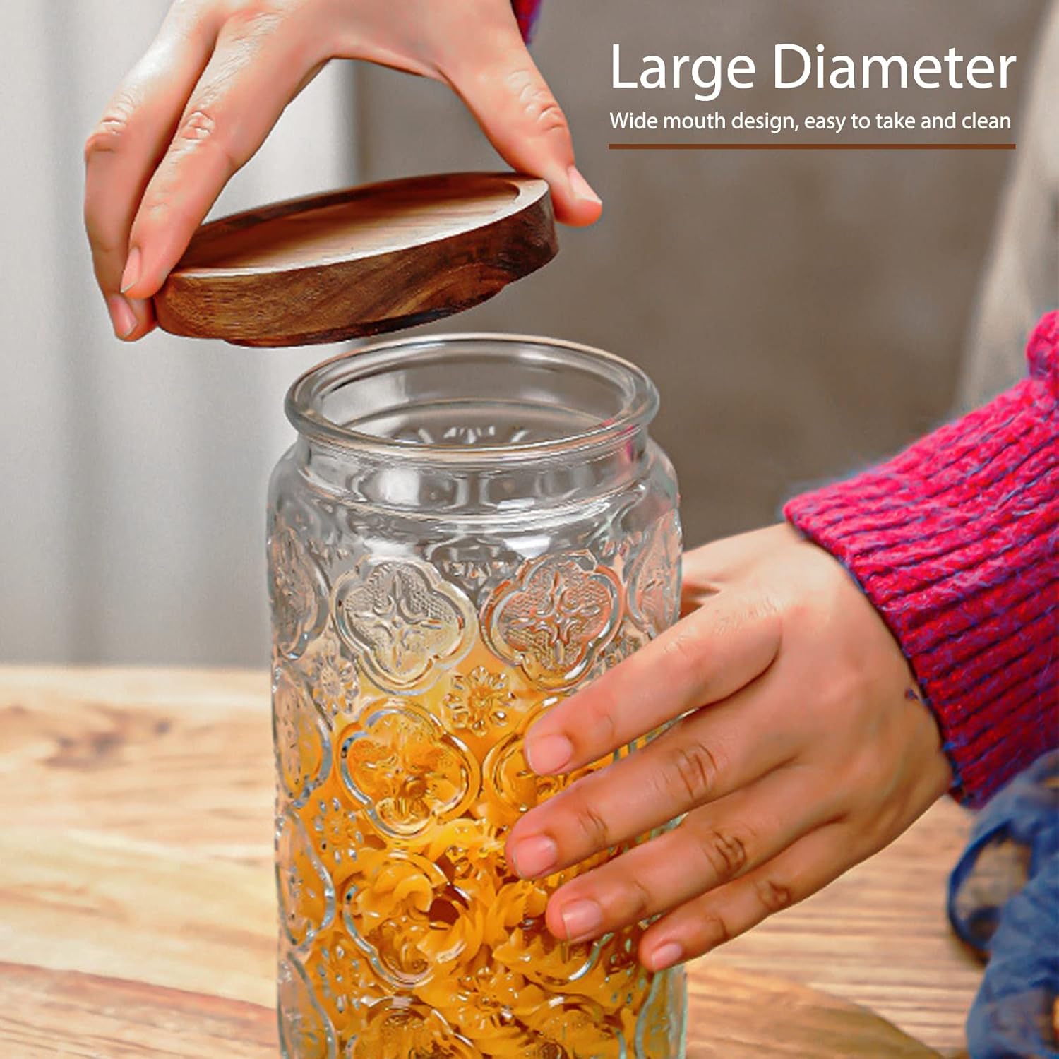 35oz/1000ml Glass Storage Jars - Food Storage Organization 리뷰 및 가격