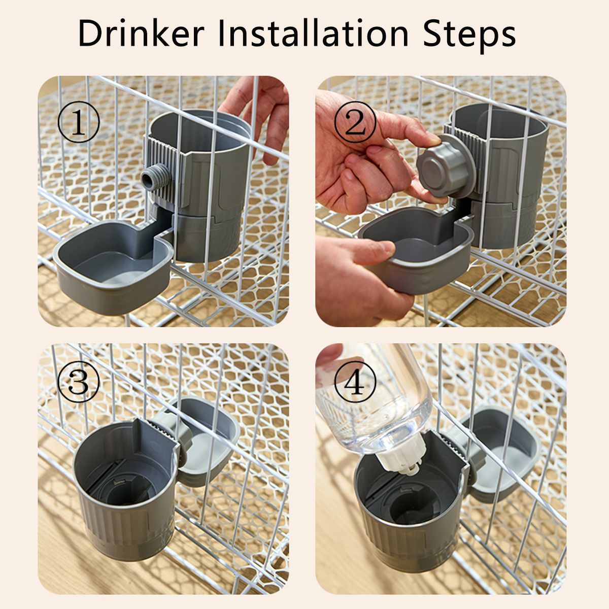 Automatic Pet Feeder Waterer D - Portion Control Container 리뷰 및 가격