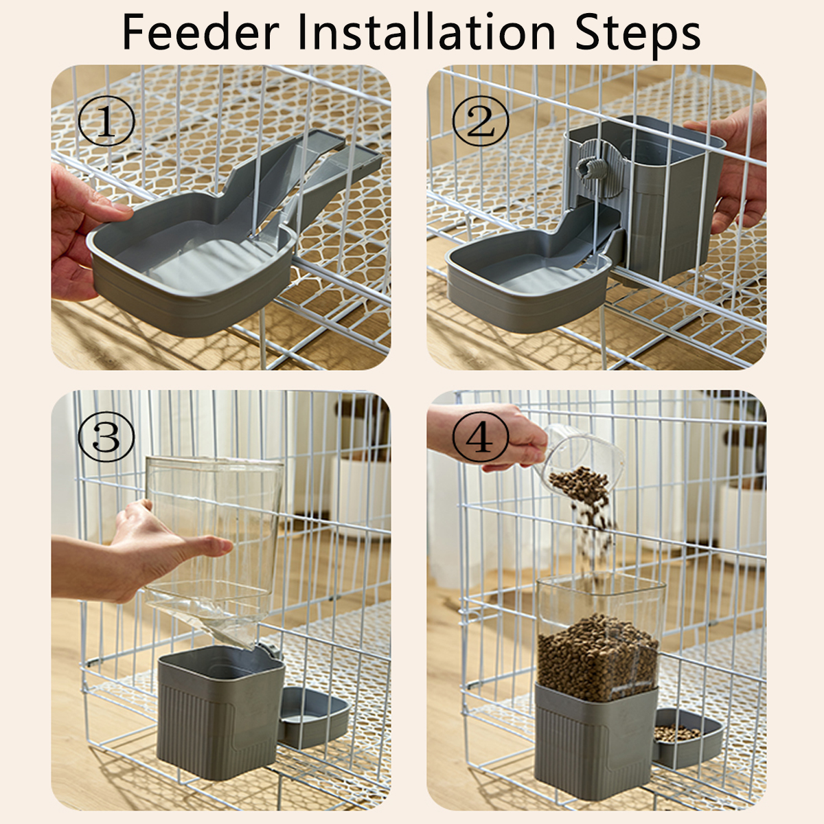 Automatic Pet Feeder Waterer D - Portion Control Container 리뷰 및 가격