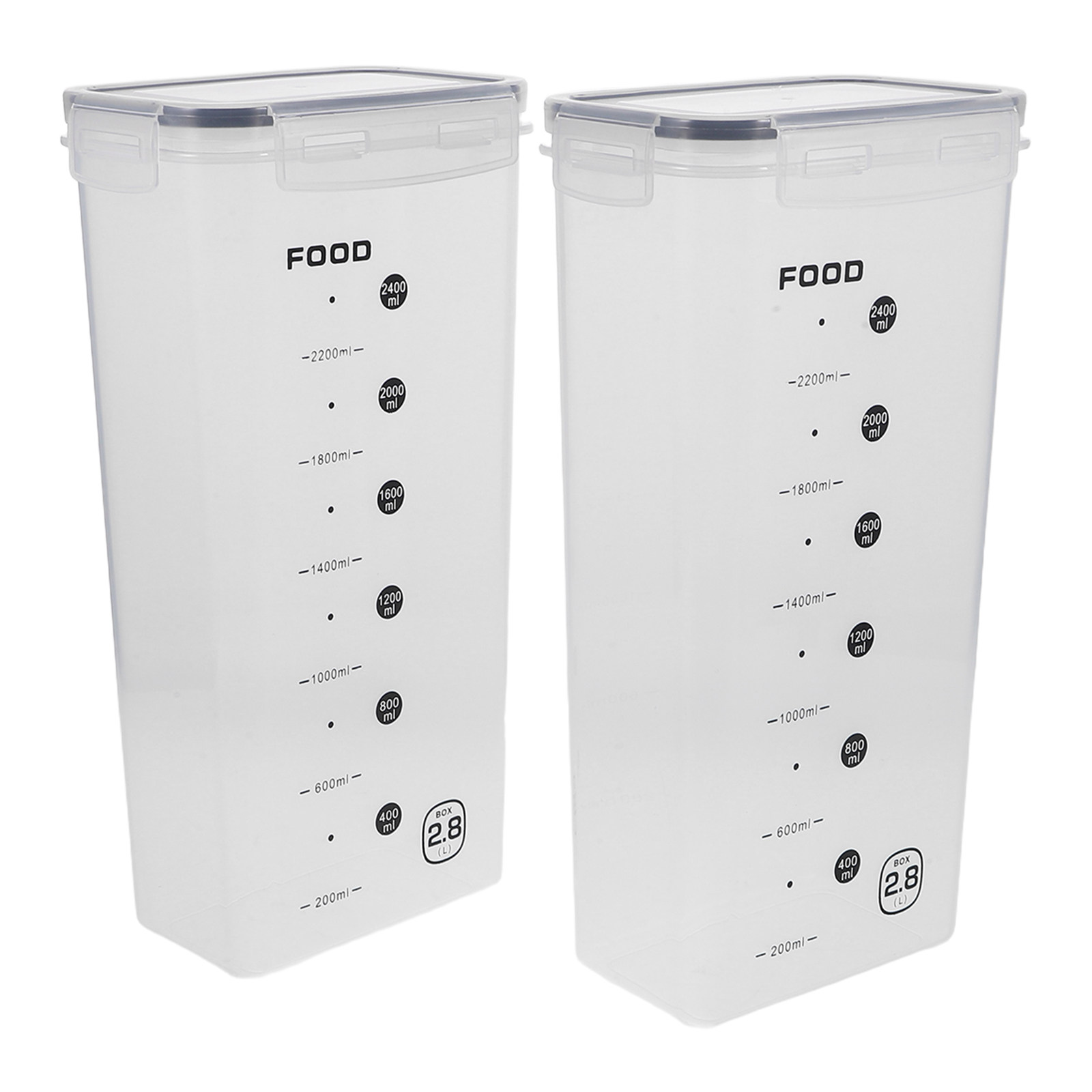 2Pcs Clear Grain Storage Box A - Food Storage Containers Plastic Box 리뷰 및 가격