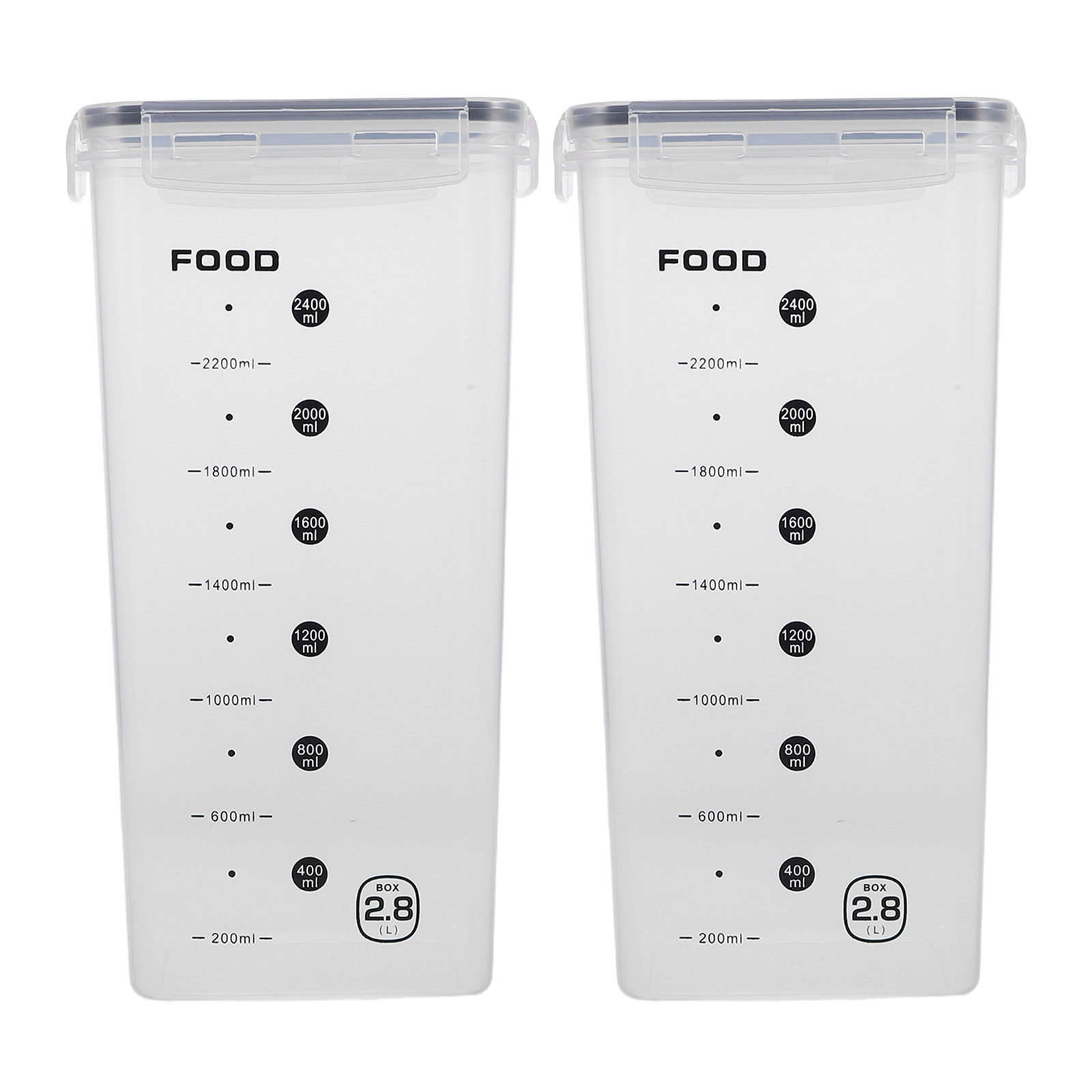2Pcs Clear Grain Storage Box A - Food Storage Containers Plastic Box 리뷰 및 가격