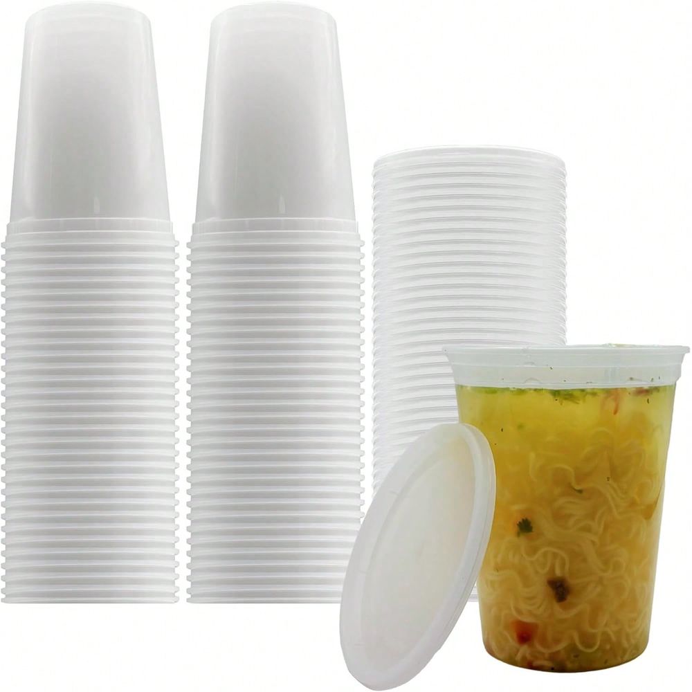 60 Sets 8oz Containers With Li - Food Storage Freezer Containers 리뷰 및 가격