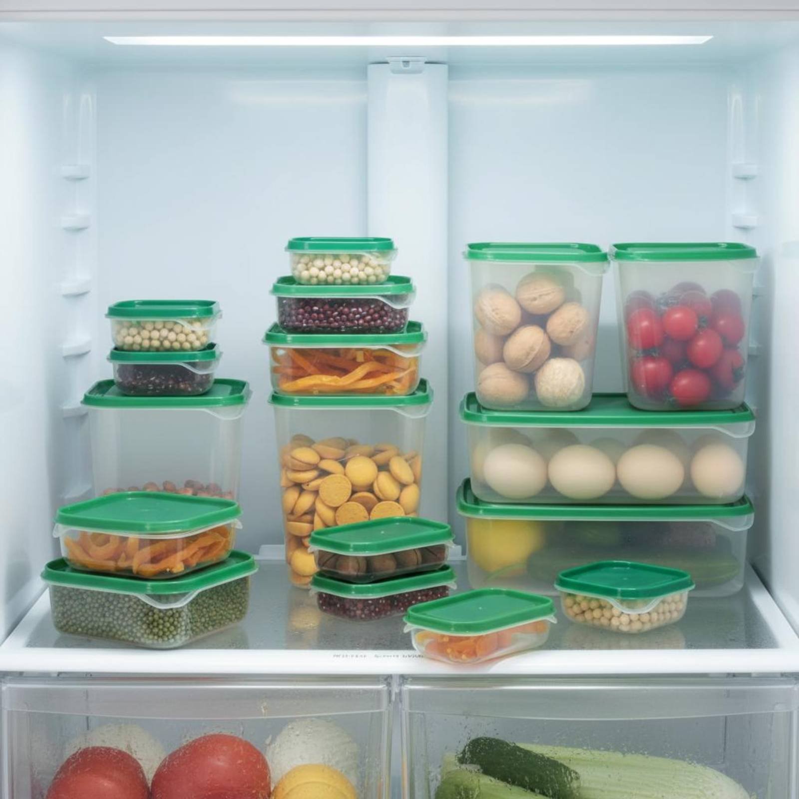 17 Pieces Fridge Storage Box S - Food Storage Containers Plastic Box 리뷰 및 가격