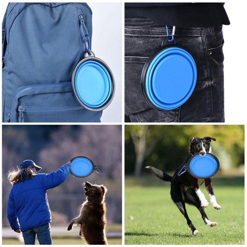 Folding Portable Silicone Dog  - Portion Control Container 리뷰 및 가격