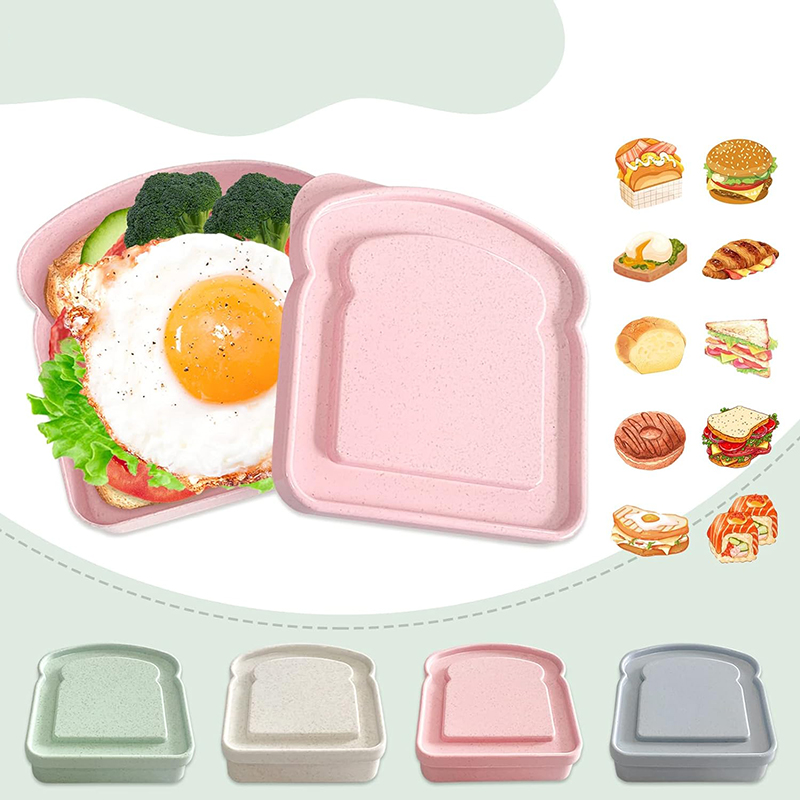 Sandwich Containers Lunch Box  - Food Storage With Colander 리뷰 및 가격