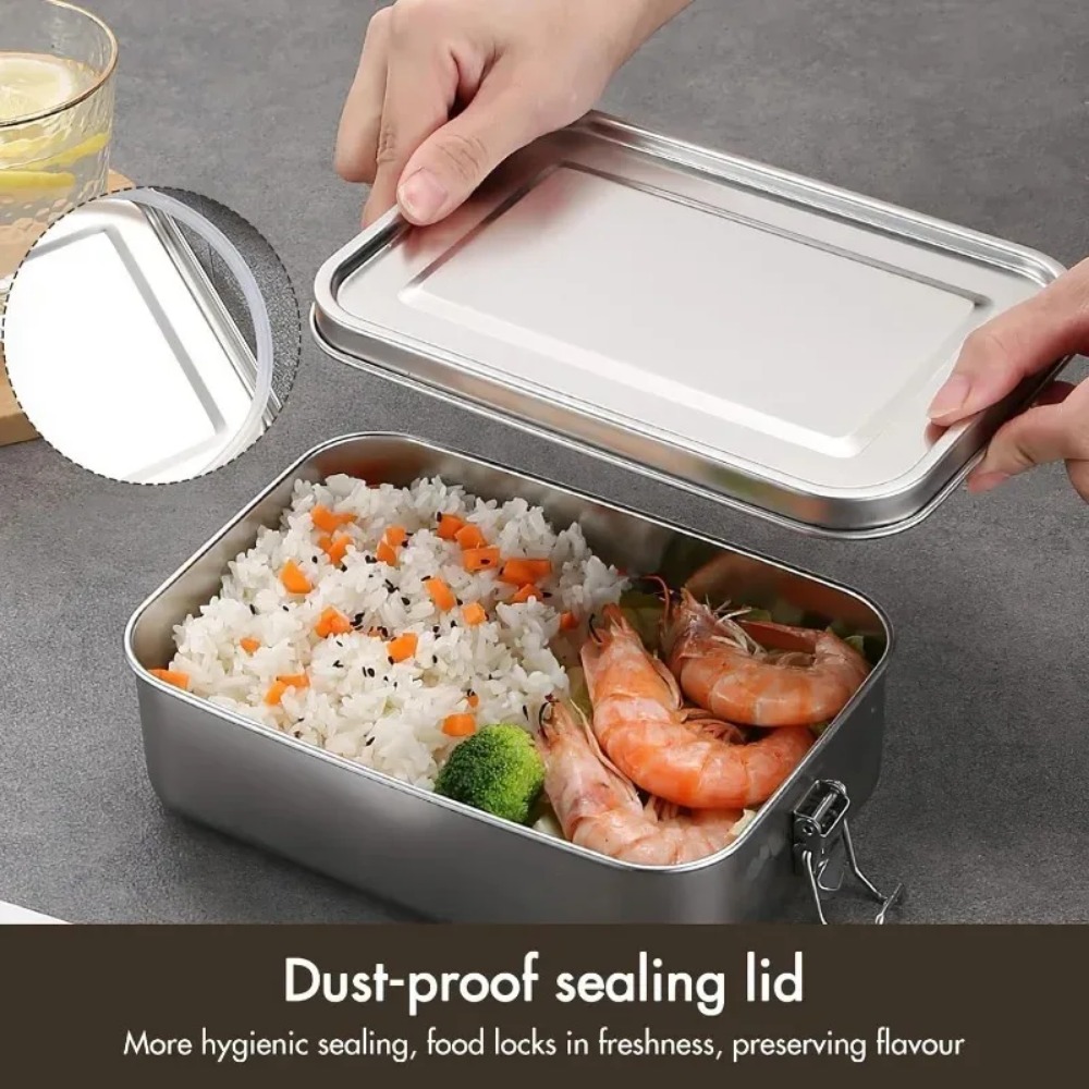 NEW 850ML Bento Box with Lock  - Lock And Lock Food Storage 리뷰 및 가격