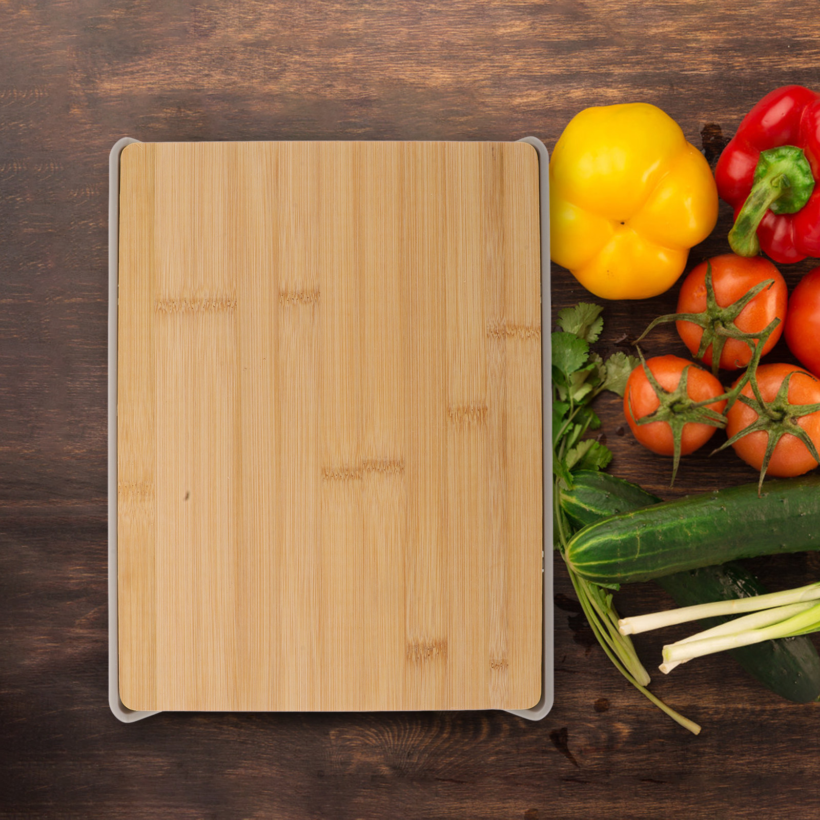 Bamboo Cutting Board with Pull - Food Storage And 리뷰 및 가격