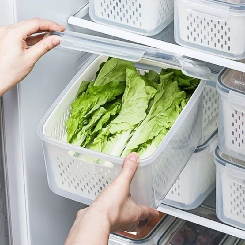 Refrigerator Storage Box, Drai - Food Storage For Refrigerator 리뷰 및 가격
