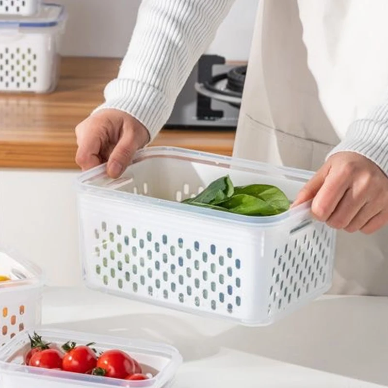 Refrigerator Storage Box, Drai - Food Storage For Refrigerator 리뷰 및 가격