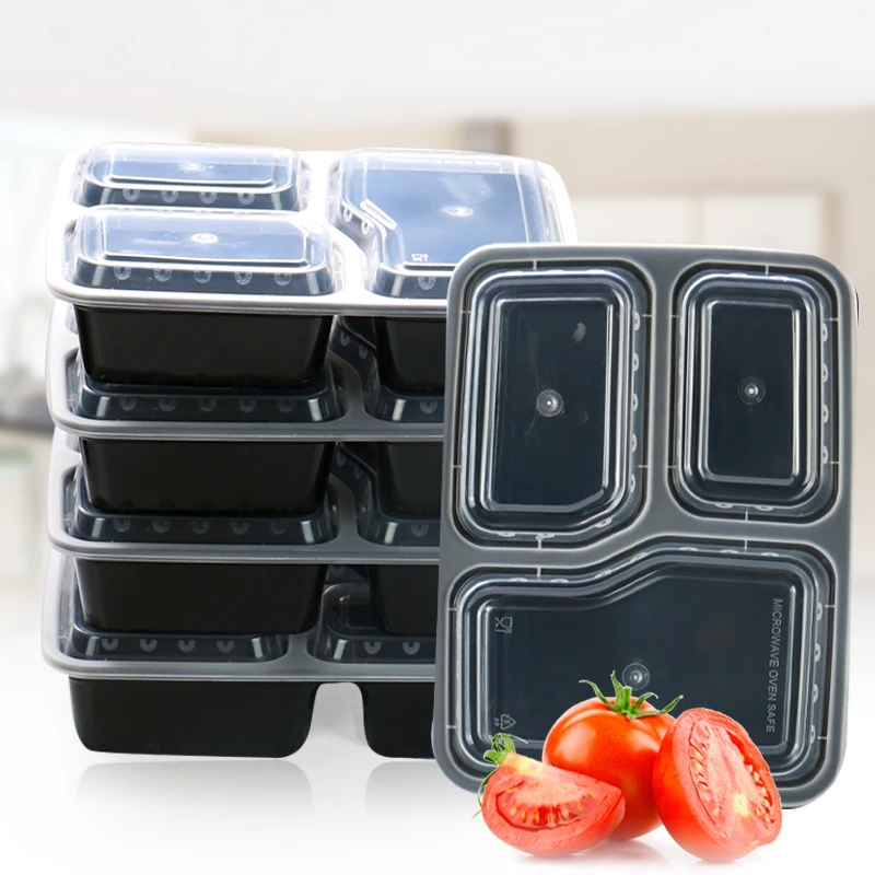 7 Pack 3 Compartment Meal Prep - Food Storage With Colander 리뷰 및 가격