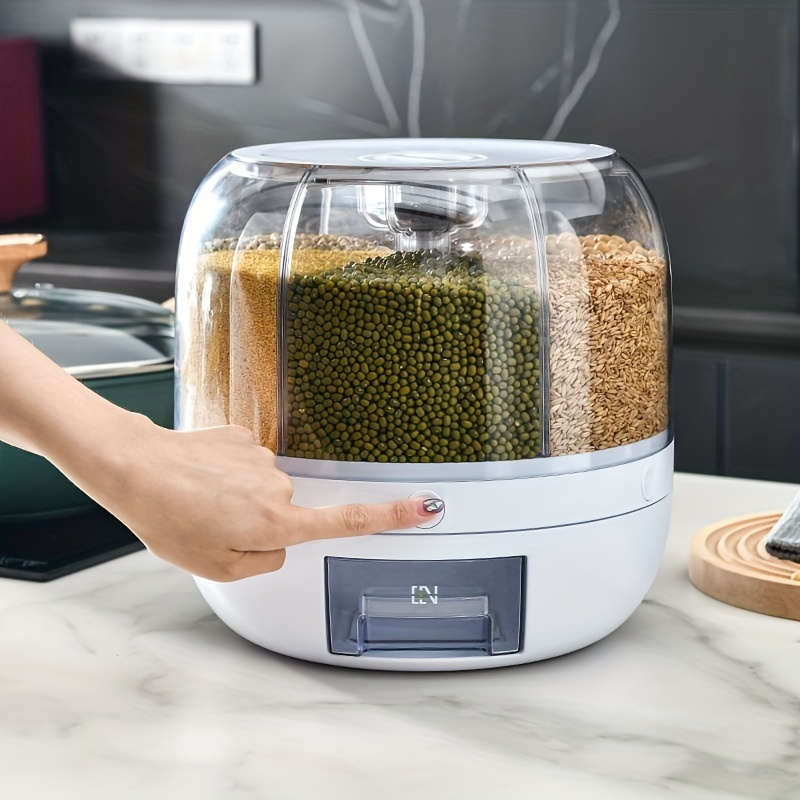 Rotating Grain Storage Contain - Food Storage Organization 리뷰 및 가격