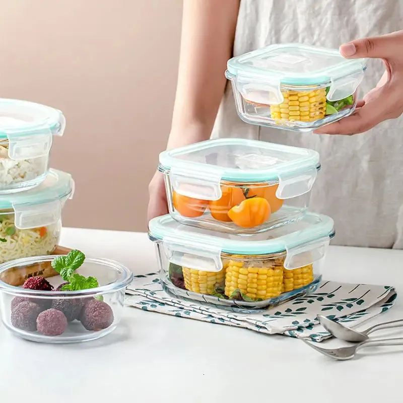 18Pcs Glass Food Storage Conta - Glass Food Storage Xl 리뷰 및 가격