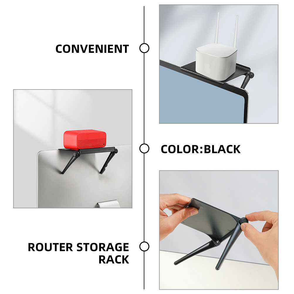 3Pcs Router Storage Rack TV Mo - Food Storage Plastic Boxes 리뷰 및 가격