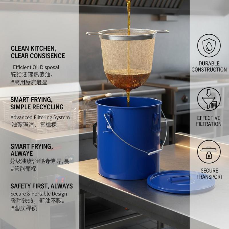 Carbon Steel Oil Storage Pail  - Lock And Lock Food Storage 리뷰 및 가격