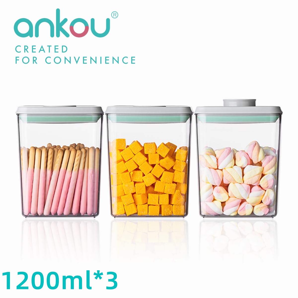 Ankou 3Pcs 1.2L Pop Airtight F - Food Storage Containers 리뷰 및 가격