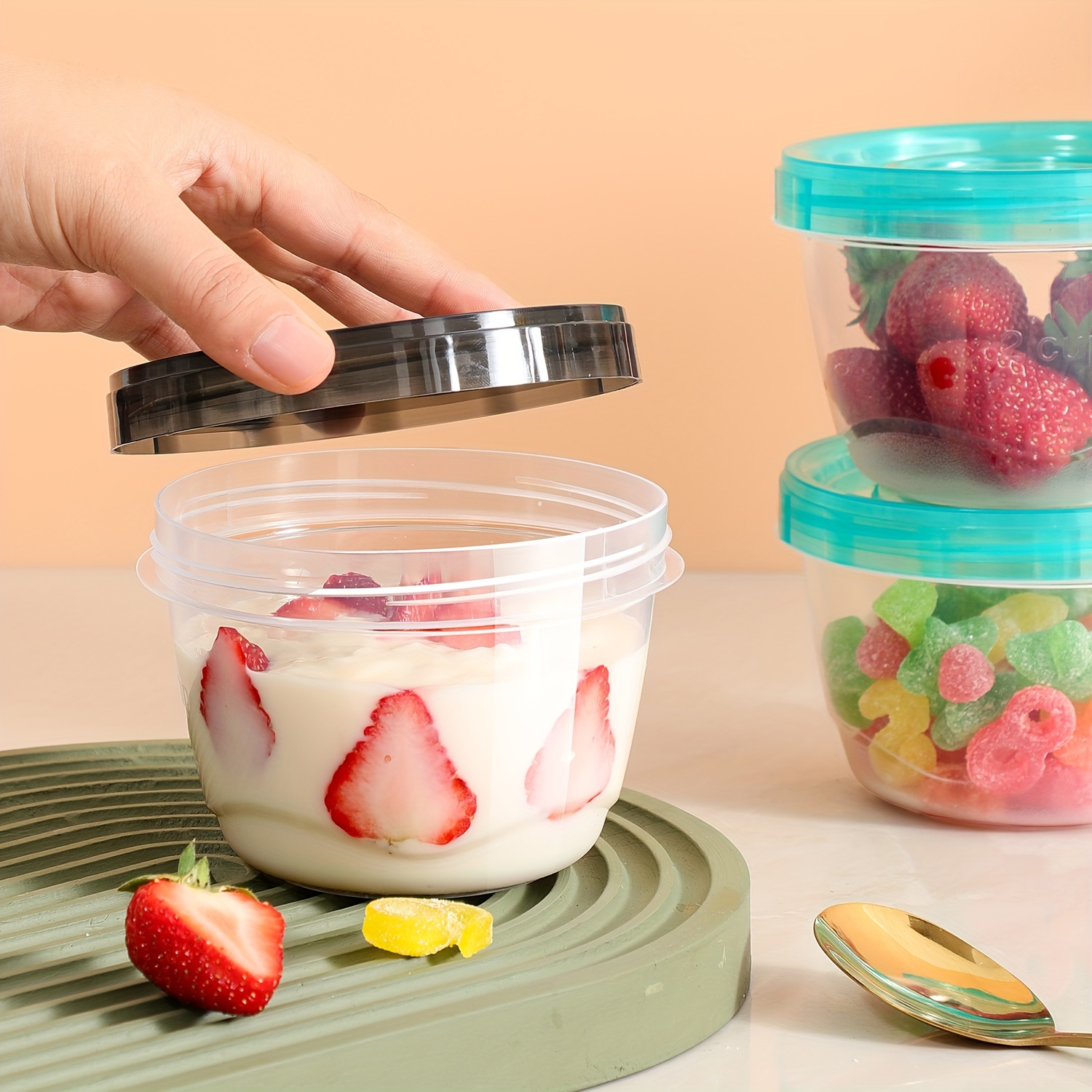 2 Transparent Sealed Food Stor - Food Storage Containers Plastic Box 리뷰 및 가격
