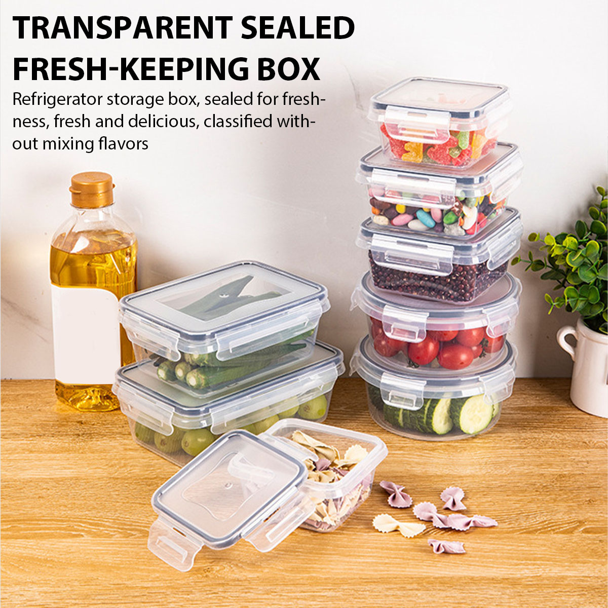 24Pcs/set Food Storage Box Set - Food Storage Containers Plastic Box 리뷰 및 가격