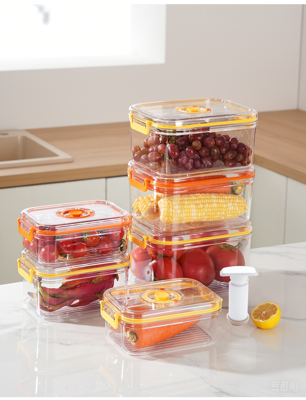 Vacuum Fresh-keeping Box Refri - Food Storage For Refrigerator 리뷰 및 가격