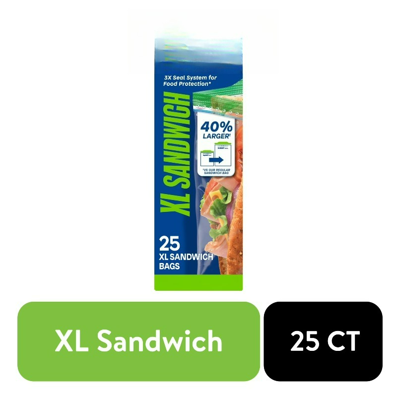 (3 pack) Brand XL Sandwich Bag - Food Storage Brands 리뷰 및 가격