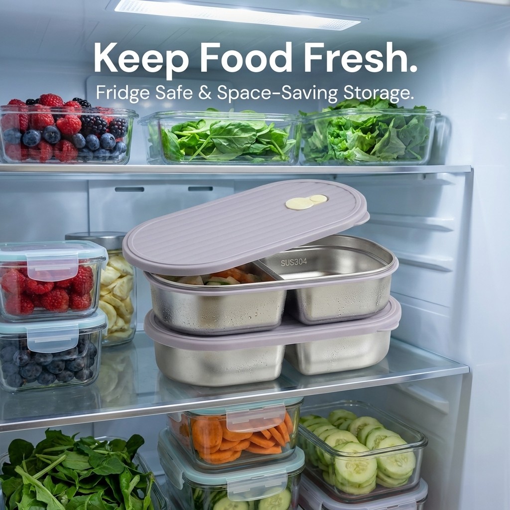 1/2PCS 304 Stainless Steel Ben - Food Storage Vault 리뷰 및 가격