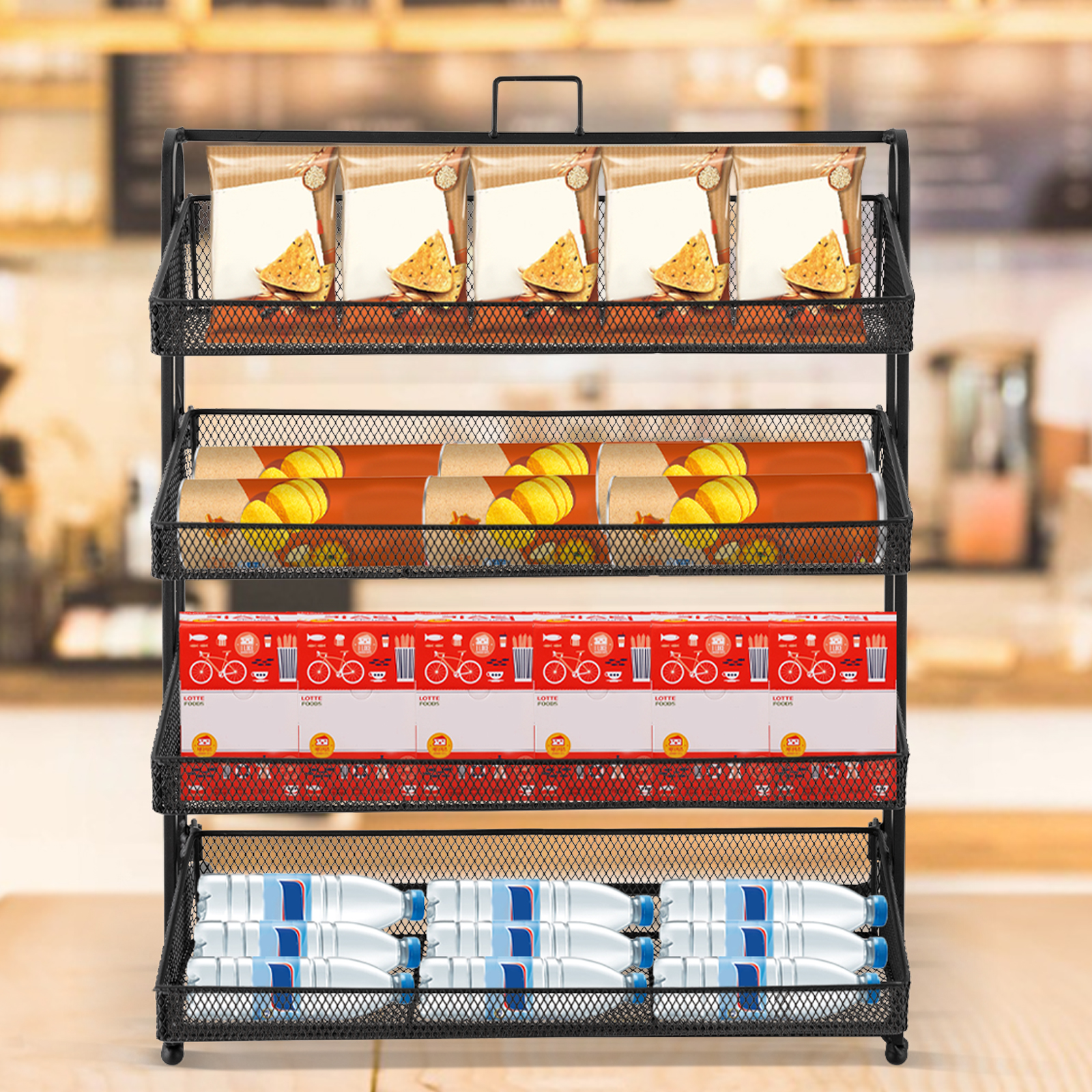 4 Tiers Retail Candy Display R - Food Storage Youtube 리뷰 및 가격