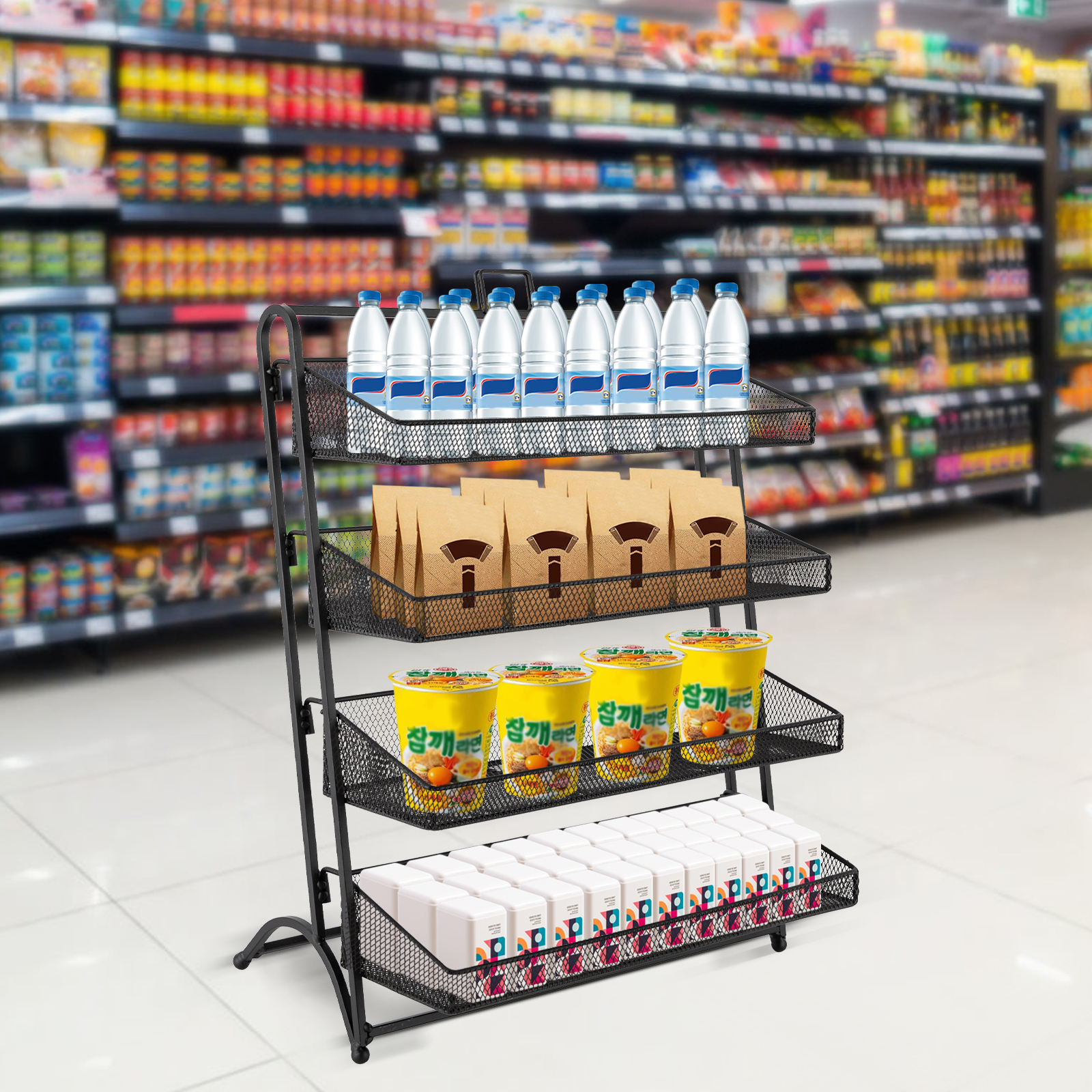 4 Tiers Retail Candy Display R - Food Storage Youtube 리뷰 및 가격