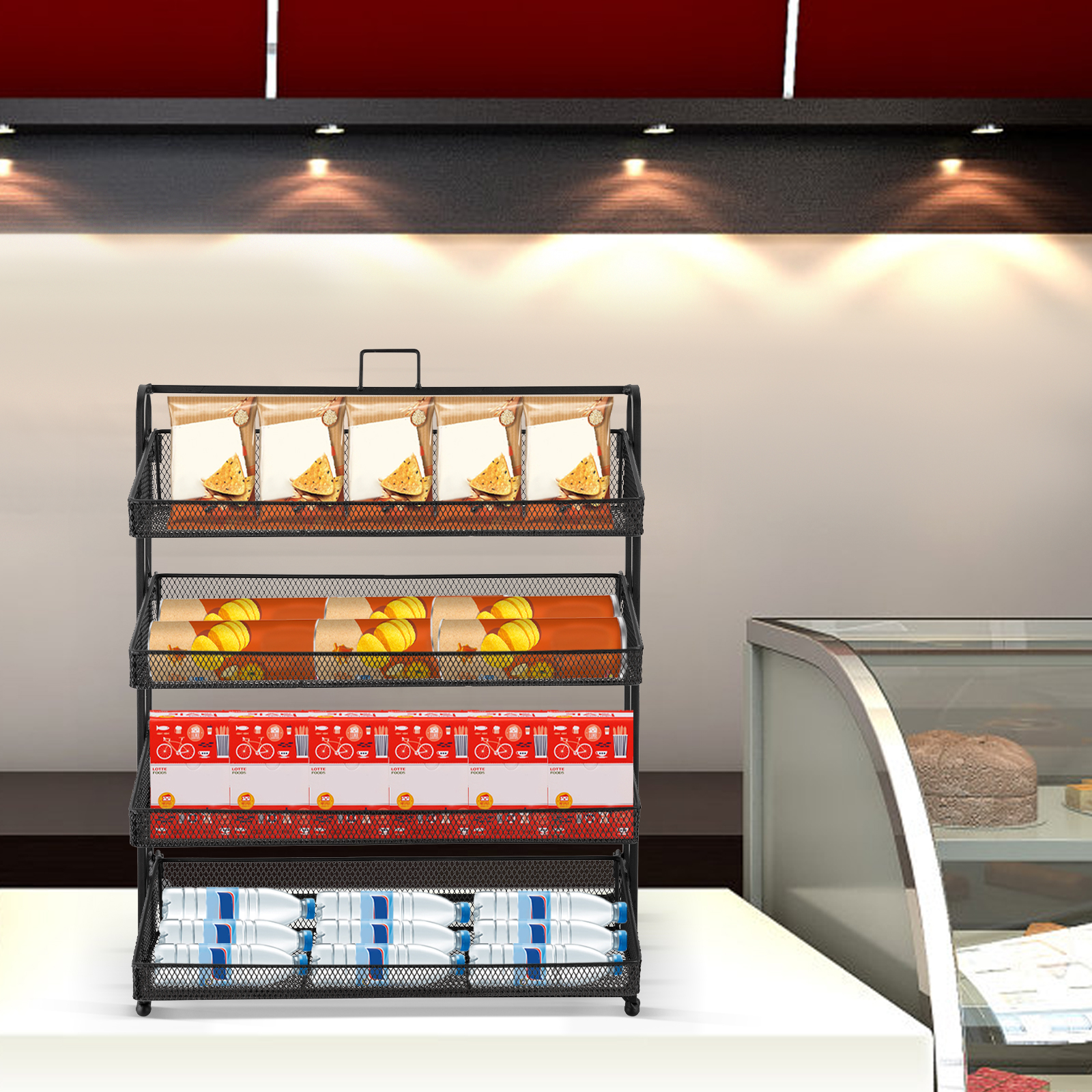 4 Tiers Retail Candy Display R - Food Storage Youtube 리뷰 및 가격