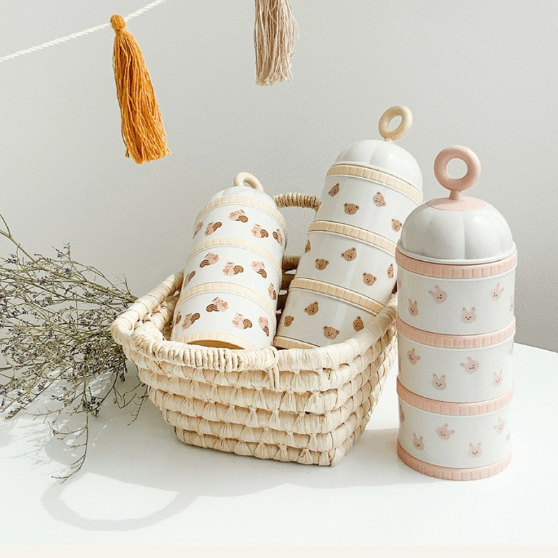 Cute Bear Milk Powder Box Baby - Portion Control Container 리뷰 및 가격