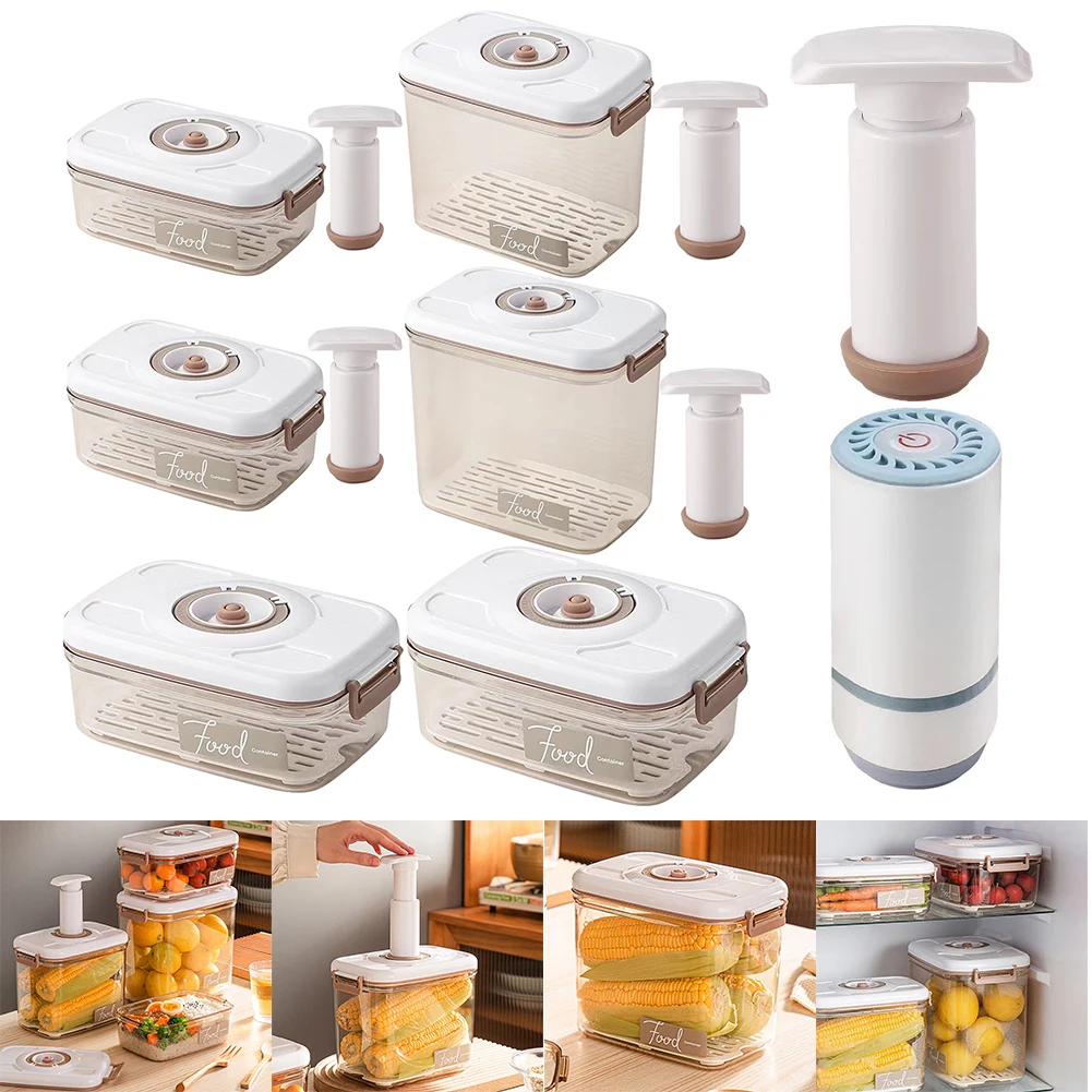 Vacuum Food Storage Box Vacuum - Food Storage Containers Plastic Box 리뷰 및 가격