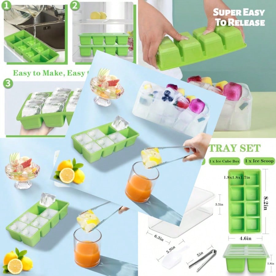 Ice Trays For Freezer With Lid - Food Storage Freezer 리뷰 및 가격
