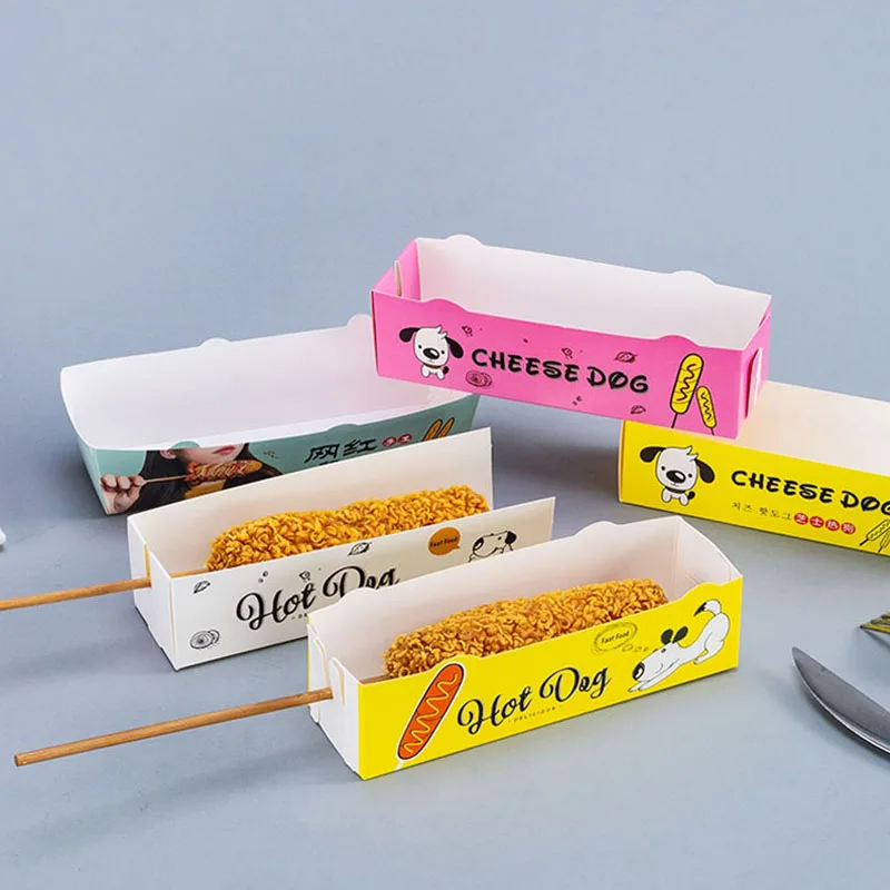 100pcs Hot Dog Packaging Box P - Portion Control Container 리뷰 및 가격