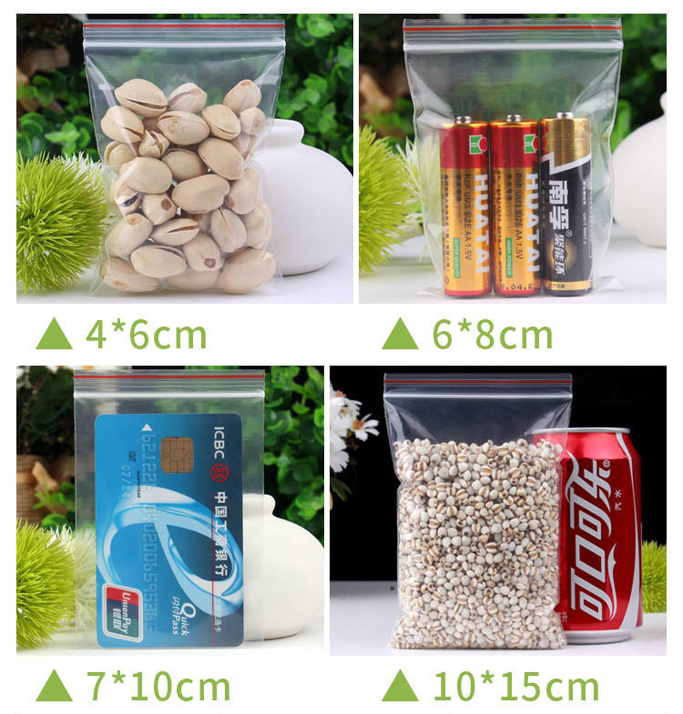 10x15 Cm Small Plastic Ziplock - Lock And Lock Food Storage 리뷰 및 가격