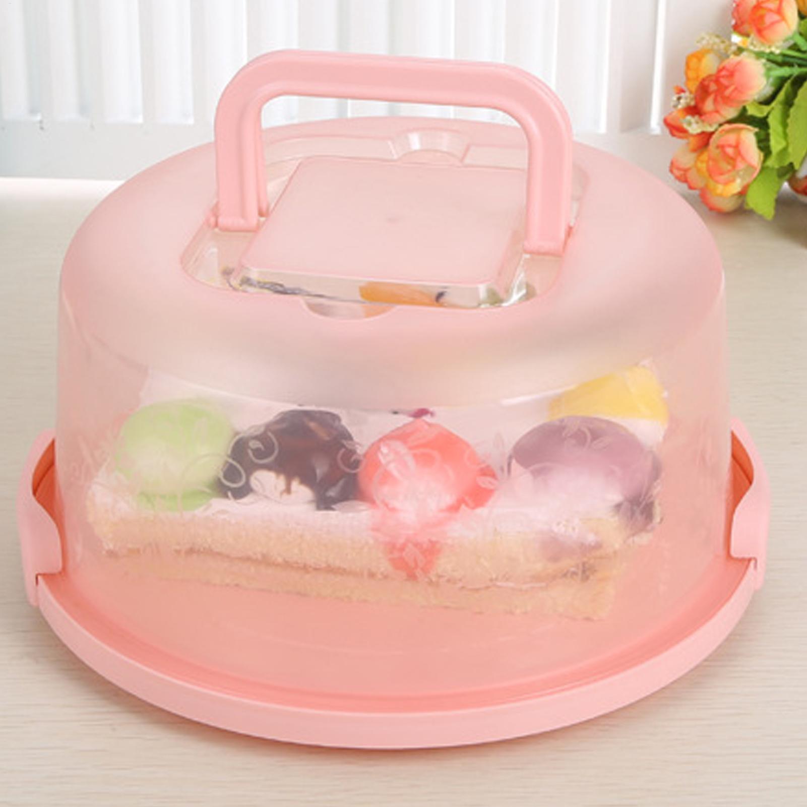 Handheld Cake Carrier Reusable - Food Storage Containers Plastic Box 리뷰 및 가격