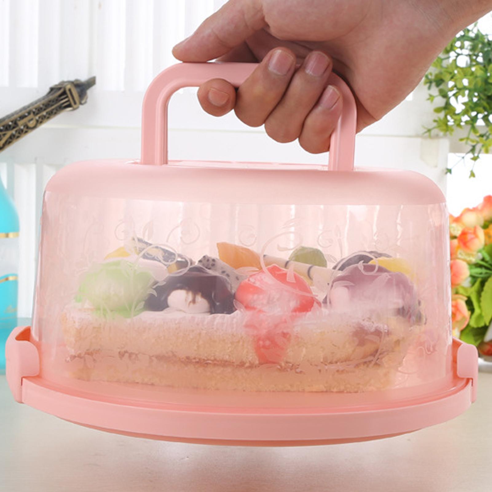 Handheld Cake Carrier Reusable - Food Storage Containers Plastic Box 리뷰 및 가격