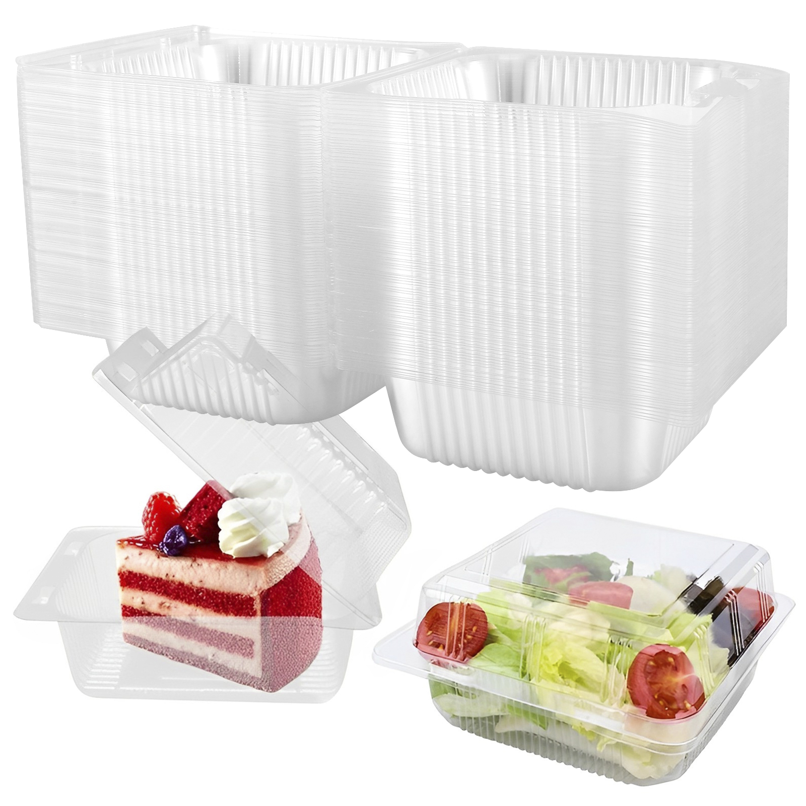 100Pcs Cake Slice Boxes Square - Portion Control Container 리뷰 및 가격