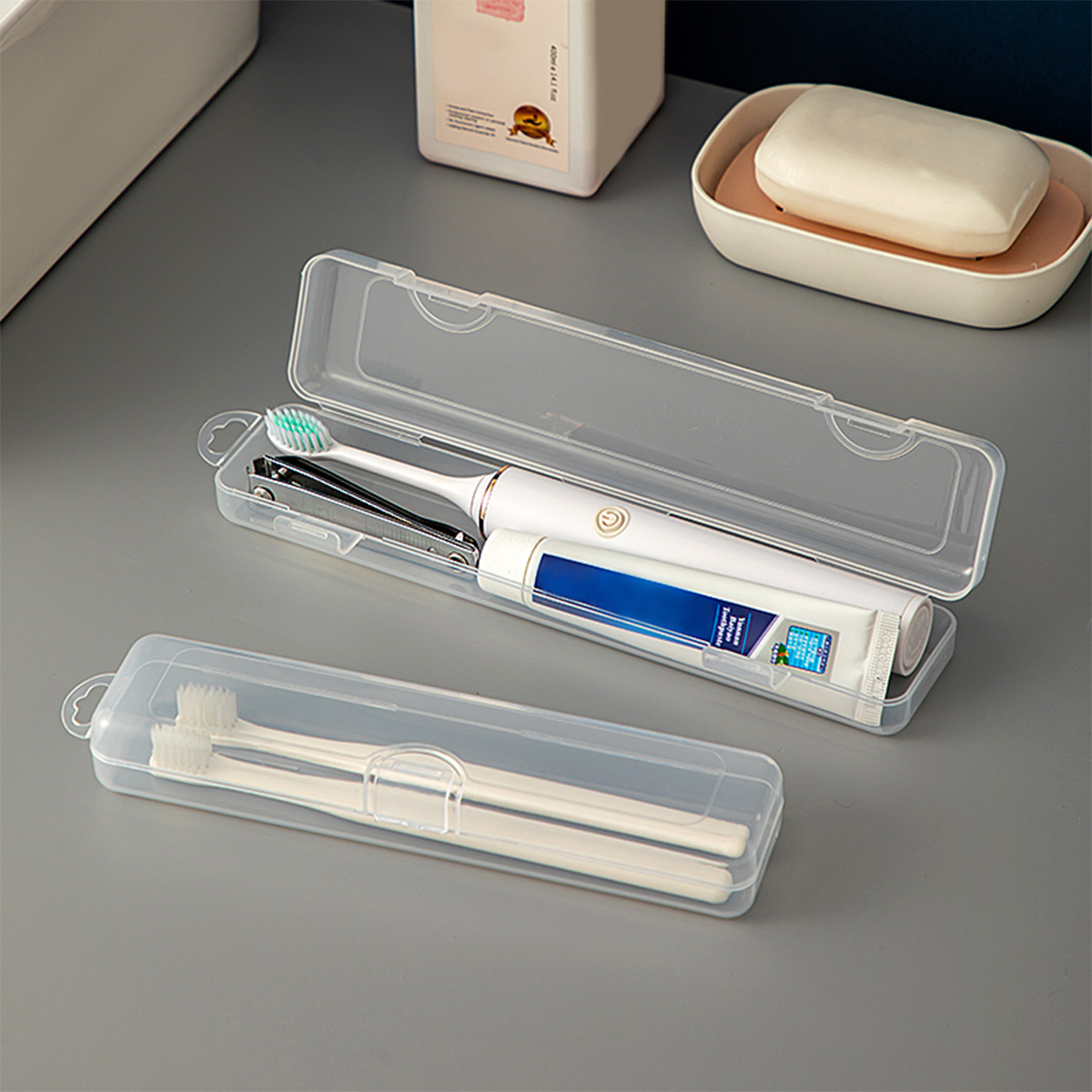 WORTHBUY Toothbrush Box Transp - Food Storage Organization 리뷰 및 가격